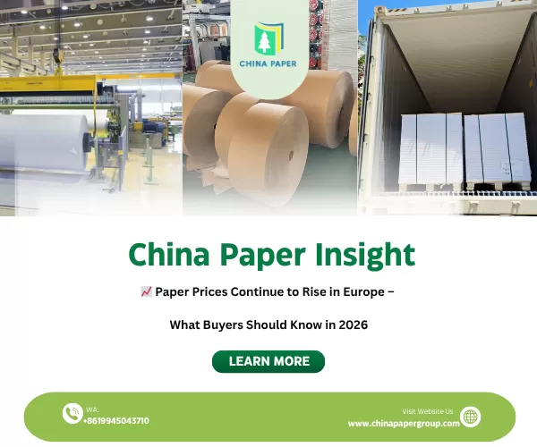 Giá giấy tiếp tục tăng tại châu Âu – Những điều người mua cần biết trong năm 2026